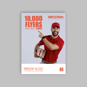 10,000 A5 Size Flyers